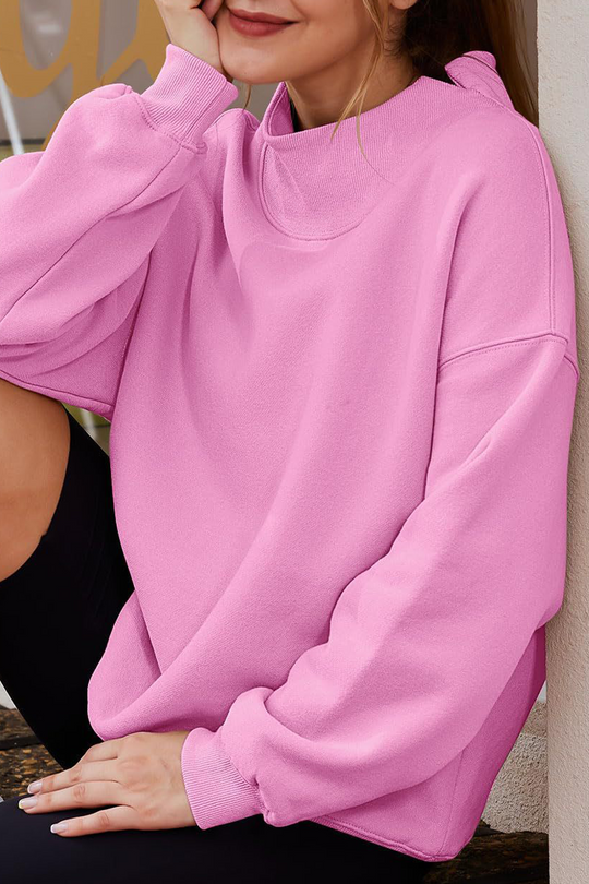 Heidi-Mode | Lässige Daily Halb A Turtleneck Tops- 7 Farben