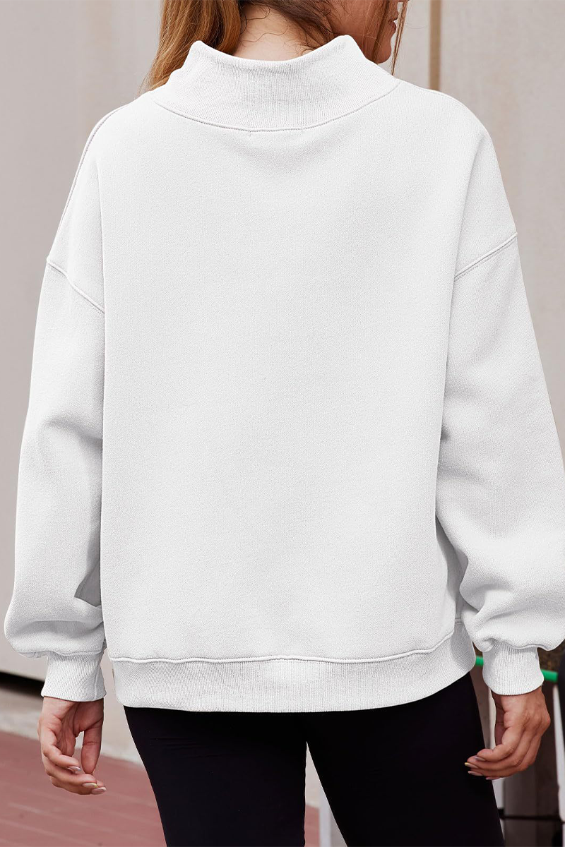 Heidi-Mode | Lässige Daily Halb A Turtleneck Tops- 7 Farben