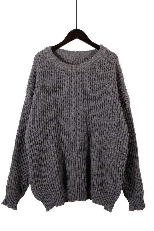 Heidi-Mode | Casual Daily Weave O-Hals Pullover - 7 Farben