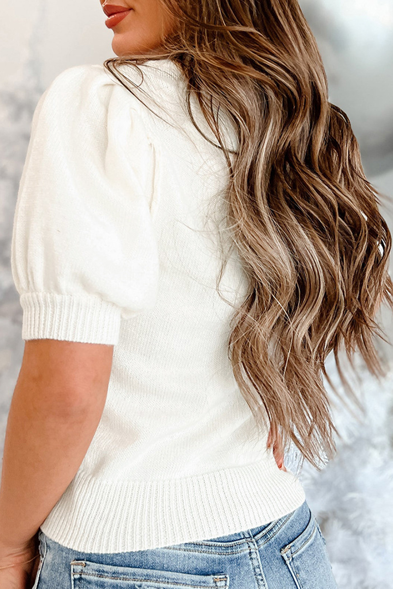 Heidi-Mode | Lässiger Weihnachtsbaum Pailletten Patchwork Halber Turtleneck Pullover