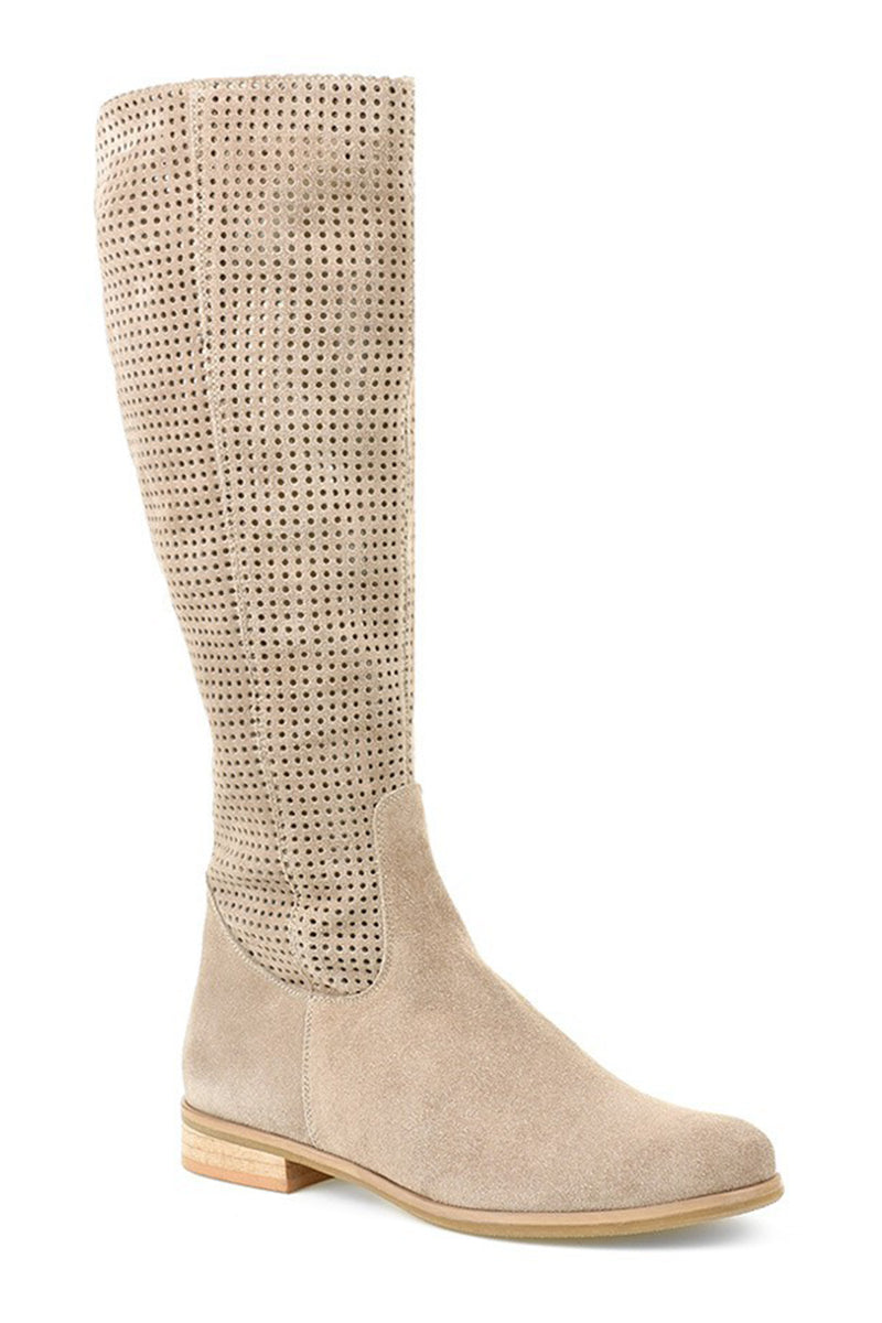 Heidi-Mode | Damenstiefel mit hohem Schaft mit Reißverschluss