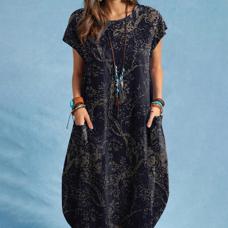 Neue Mode Baumwolle Freizeitkleid