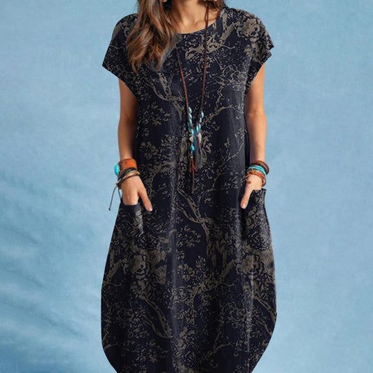 Neue Mode Baumwolle Freizeitkleid
