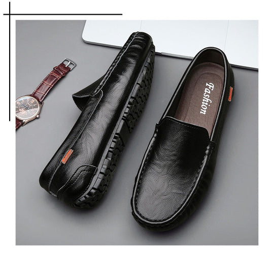 leren loafers in Britse stijl Loafers