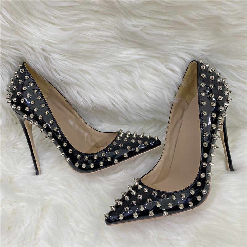 Heidi-Mode | Niet High Heels Spitze Stiletto Niedrig Schnitt Schuhe
