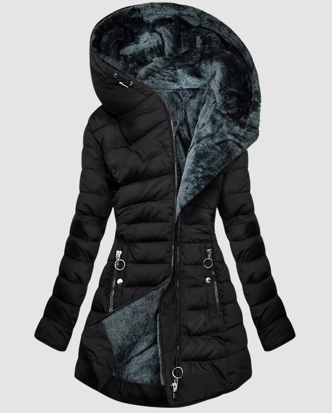 Lange Winterjacke Damen | Heidi-Mode