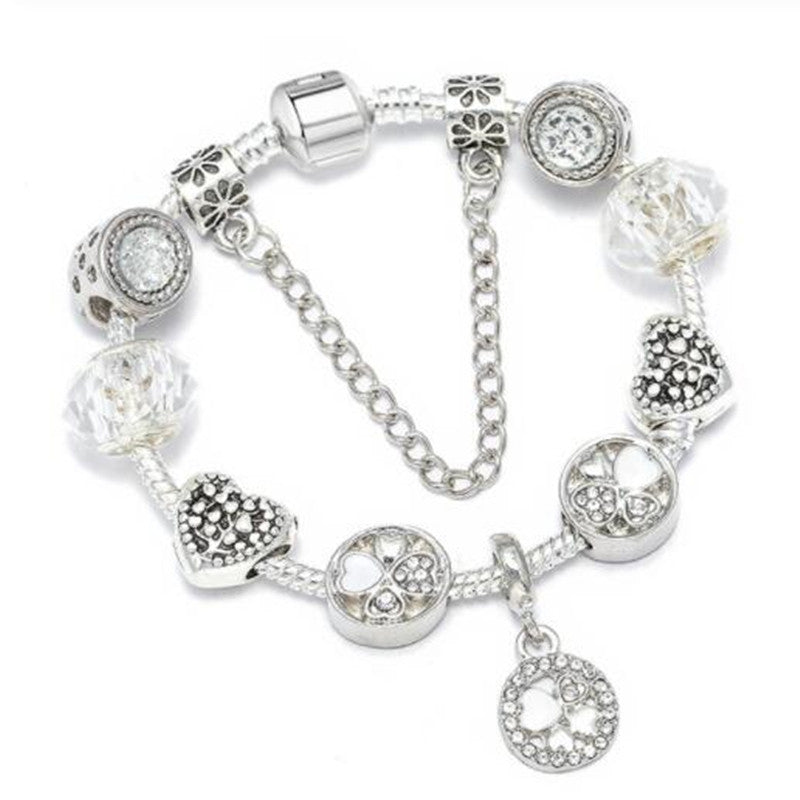 Heidi-Mode | Pfirsichblüten Charme Armband