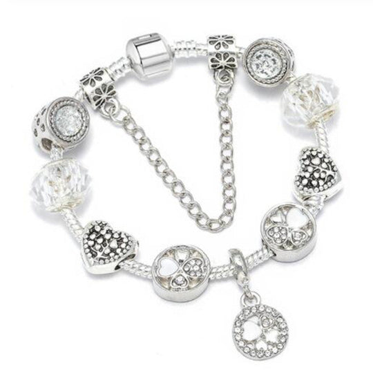 Heidi-Mode | Pfirsichblüten Charme Armband