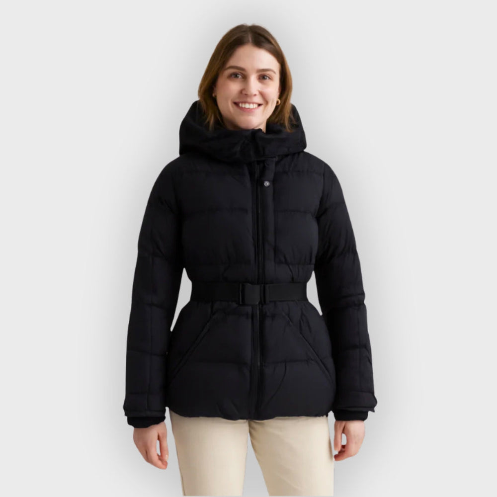 Heidi-Mode | Damen Gürtelte Pufferjacke