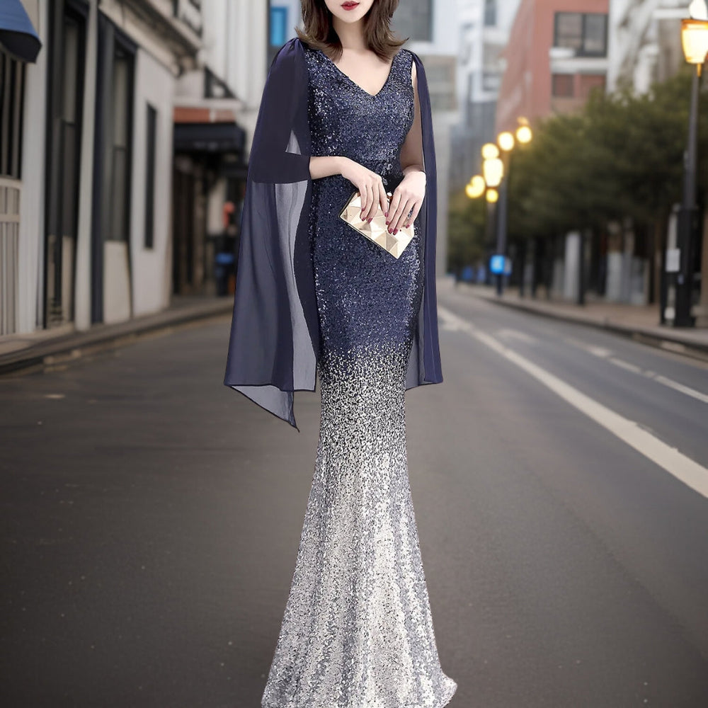 Heidi-Mode | Elegantes Abendkleid mit Schal