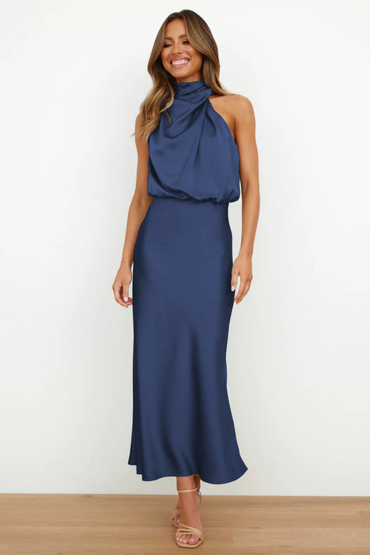 Heidi-Mode | Satinkleid - Damen - Zeitlos und Elegant