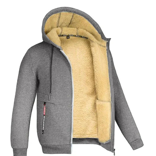 Heidi-Mode - Gemütlicher und Stilvoller Zip-Up Fleece Hoodie für den Winter