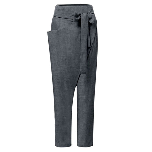 Heidi-Mode | High-Waist Wickel Bequeme Hose