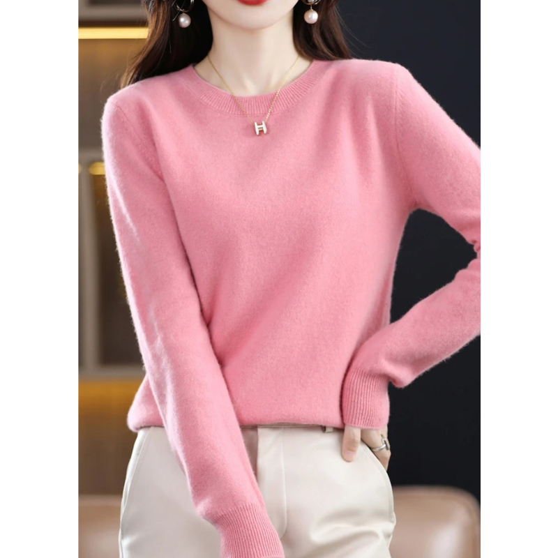 Heidi-Mode | Kaschmir Pullover Damen Klassischer Rundhals, Weich & Stylisch