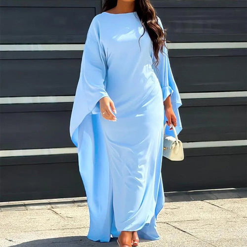 Heidi-Mode | Kleid Elegant Weite Ärmel, Schmeichelnde Passform Perfekt für Festliche Anlässe