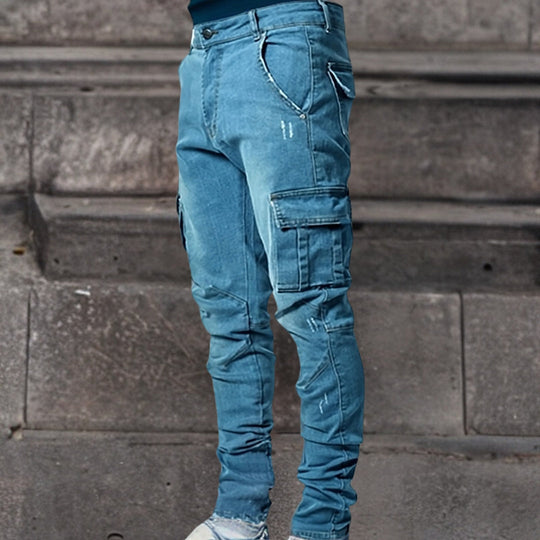 Stylische Cargohose aus Denim