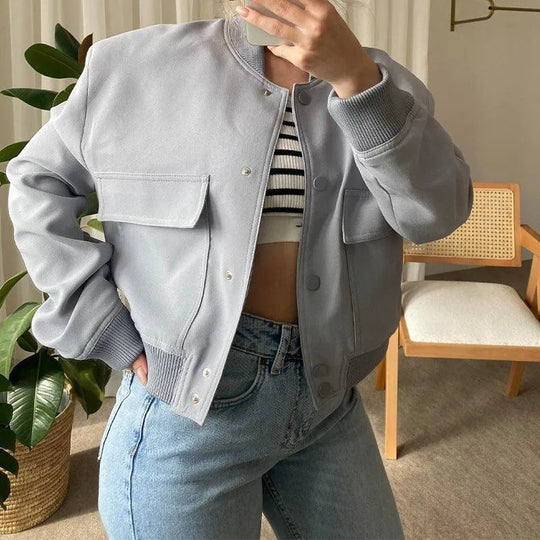 Heidi-Mode | Jacket with buttons and large pockets