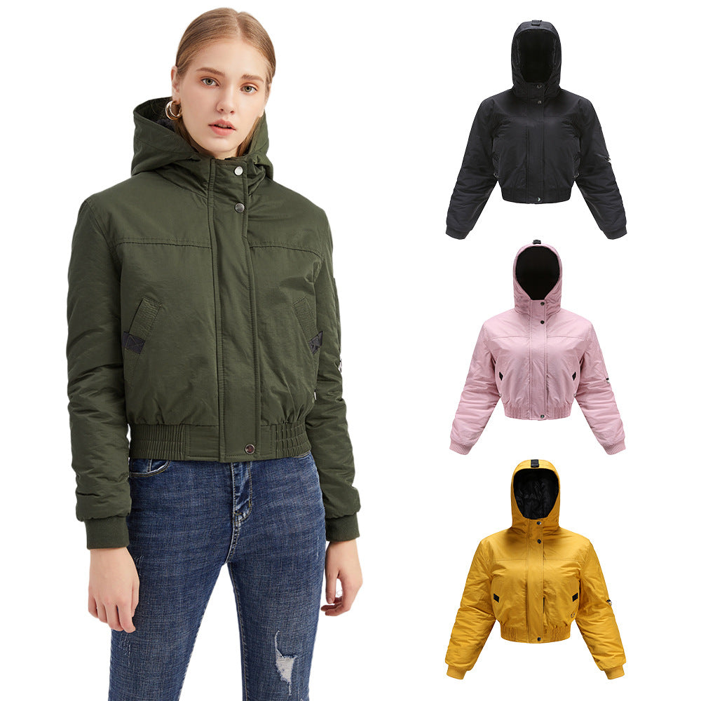 Damen modische kurz geschnittene Winterjacke Heidi-Mode