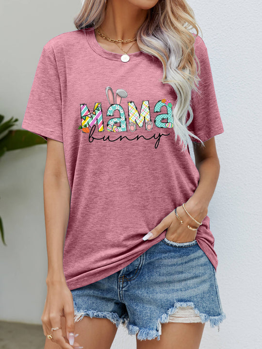 Heidi-Mode | Mama Bunny Ostern Grafik T-Shirt
