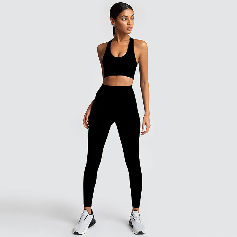 Heidi-Mode | Nahtloses Sportset aus Nylon für Damen