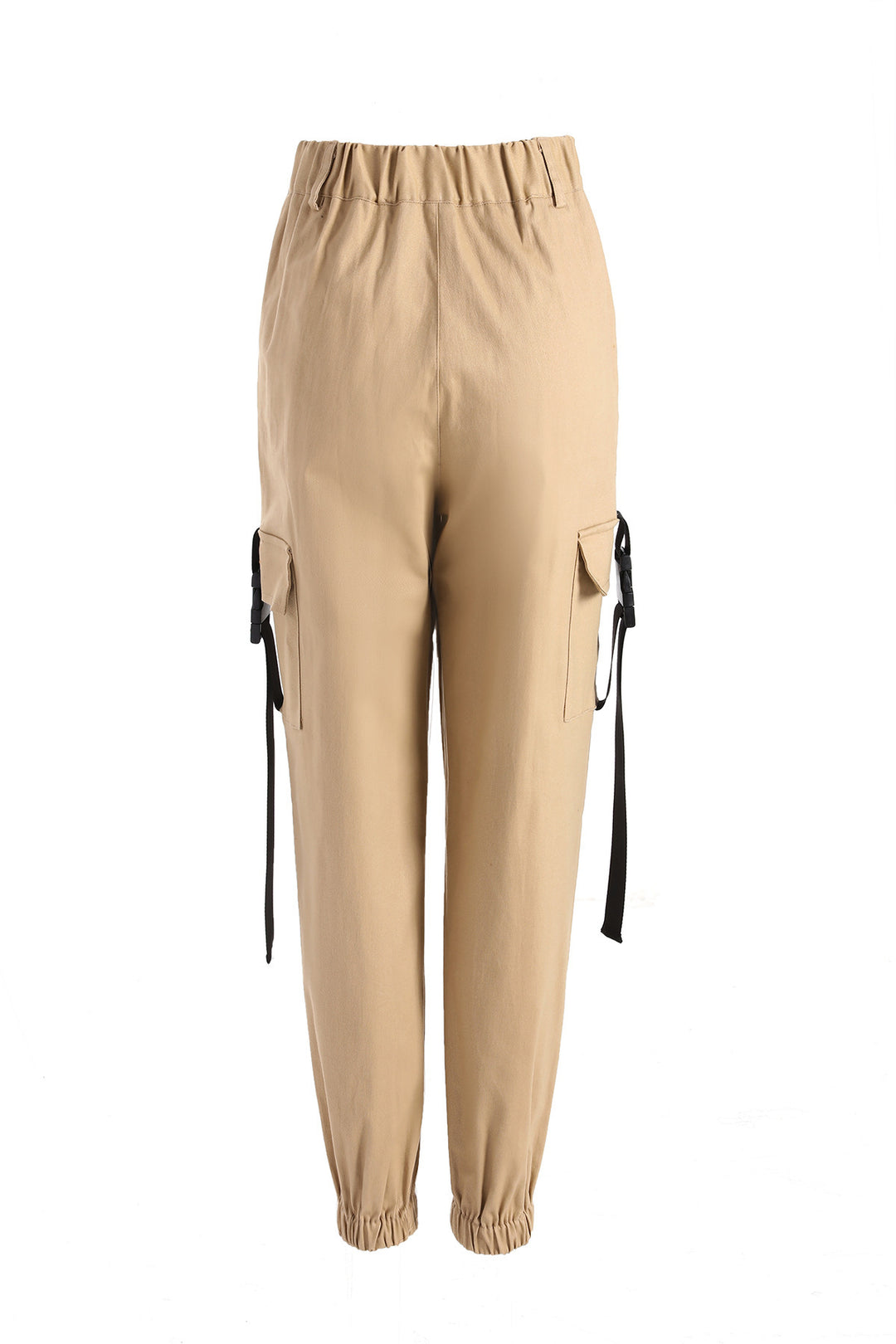 Damen Cargo-Hose mit elastischem Bund und praktischen Seitentaschen Heidi-Mode