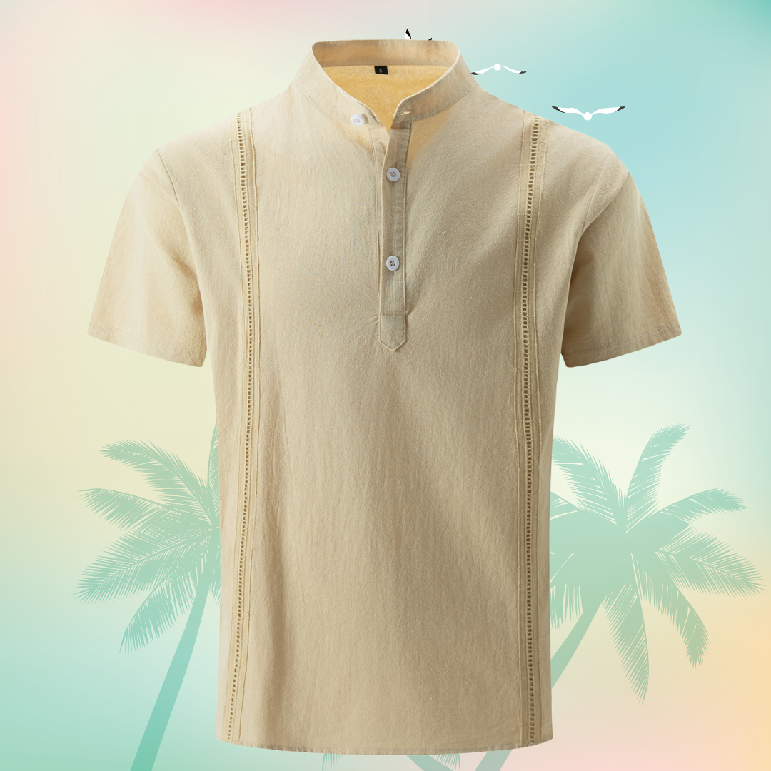 Donat Sommershirt mit Stickerei