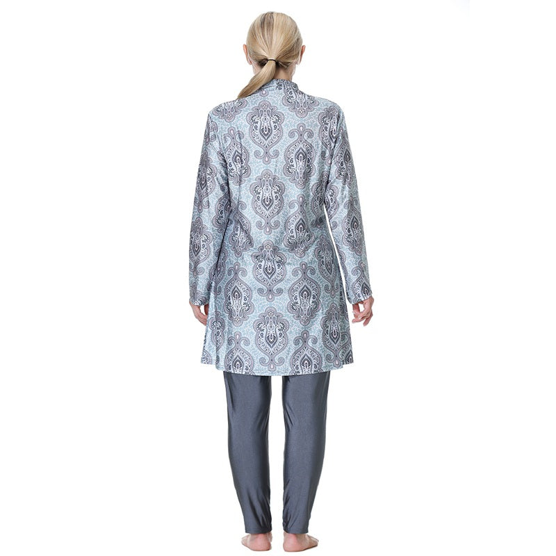Heidi-Mode | 3Xl 8Xl Gedruckte Halal Arabische Frauen Badebekleidung Badeanzug Burkinis