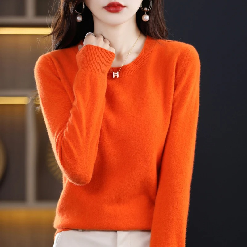 Heidi-Mode | Kaschmir Pullover Damen Klassischer Rundhals, Weich & Stylisch