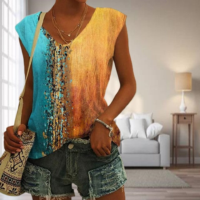 Heidi-Mode | Lässiges Tanktop mit Farbblöcken