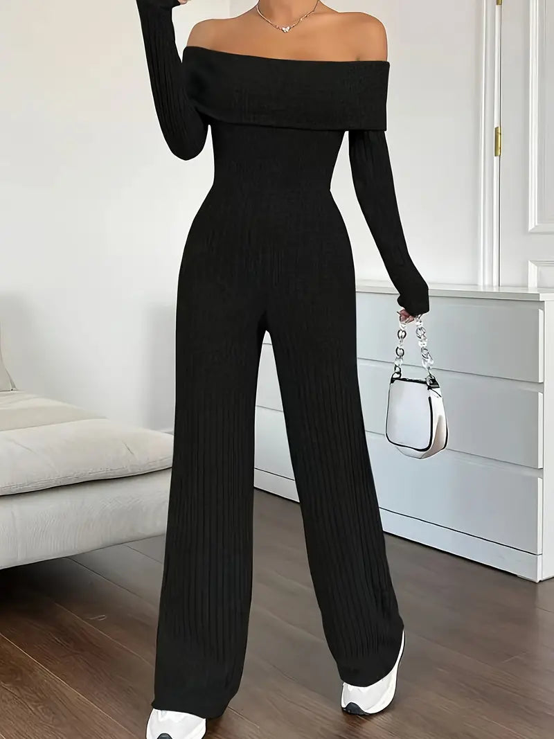 jumpsuit met schouderbandjes