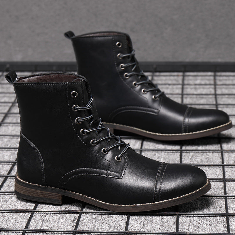 Heidi-Mode | Bequeme Rutschfest Runde Zehe Stiefelette
