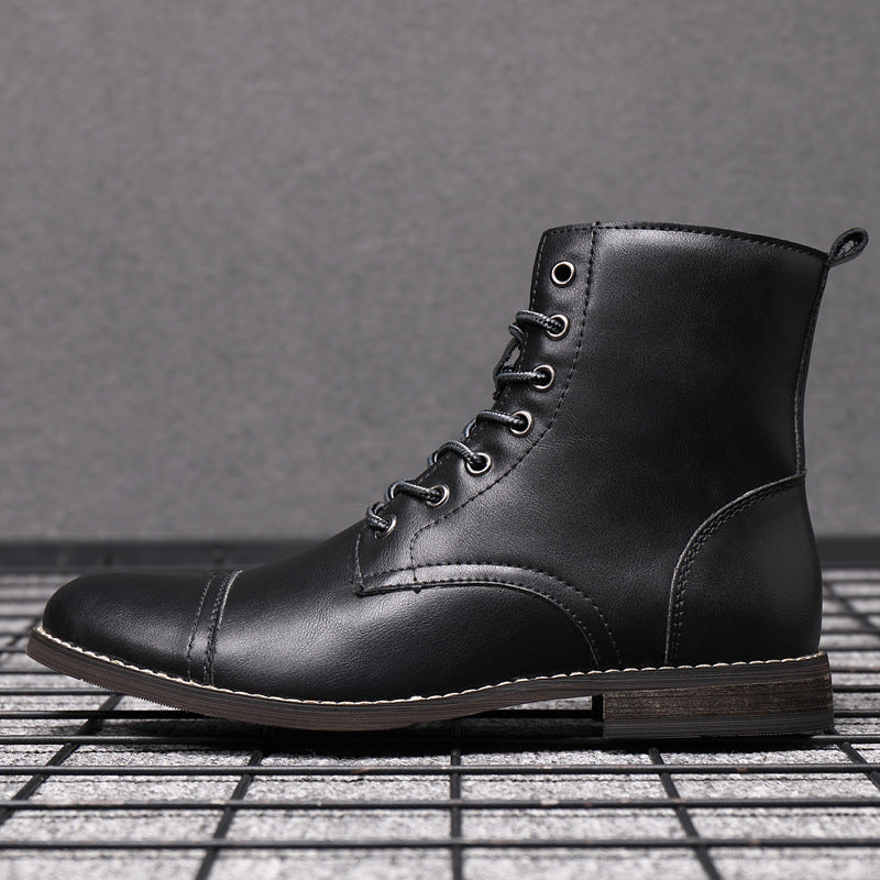 Heidi-Mode | Bequeme Rutschfest Runde Zehe Stiefelette