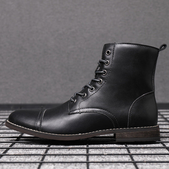 Heidi-Mode | Bequeme Rutschfest Runde Zehe Stiefelette