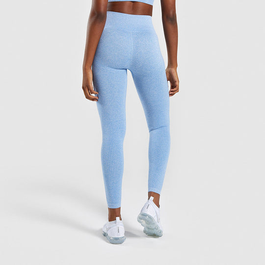 Damen Hohe Performance Fitnessleggings mit strukturierter Oberfläche Heidi-Mode