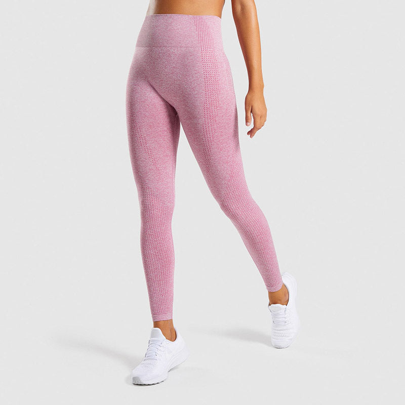 Damen Sportliche Performance-Leggings mit hohem Bund und atmungsaktivem Material Heidi-Mode