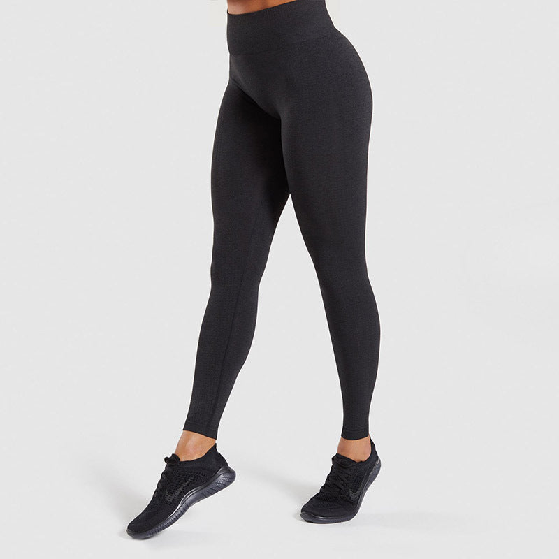 Damen Sportliche Performance-Leggings mit hohem Bund und atmungsaktivem Material Heidi-Mode