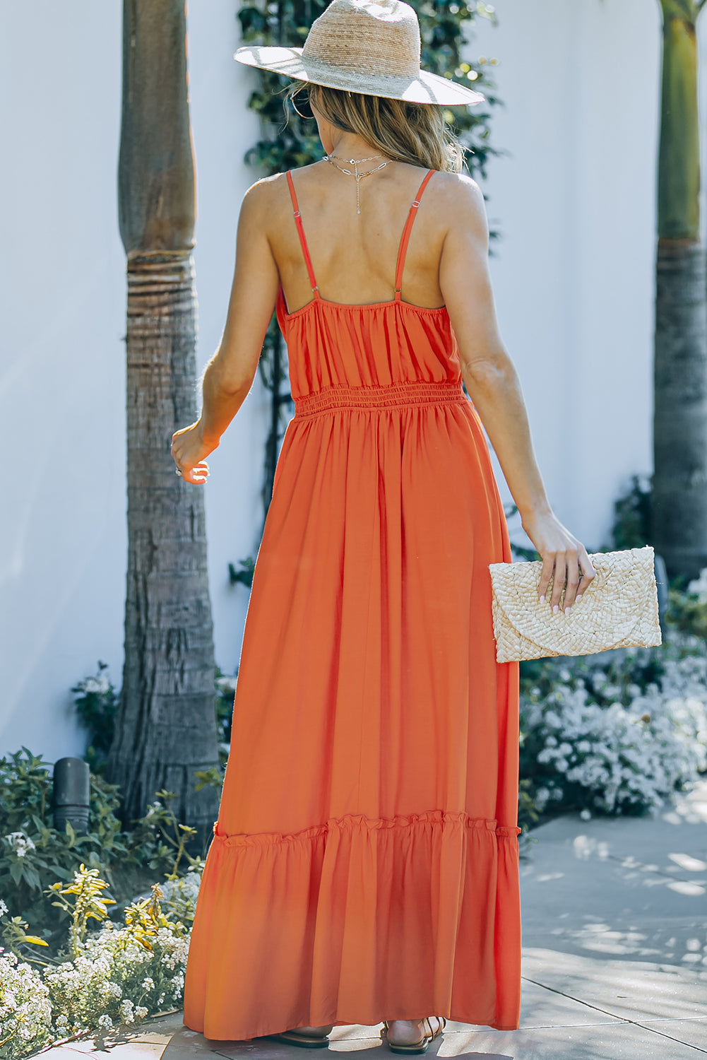 Heidi-Mode | Fransenbesatz Ausschnitt Spaghetti-Träger Kleid