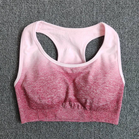 Damen Sportlicher Fitness-BH mit atmungsaktivem Mesh-Material Heidi-Mode