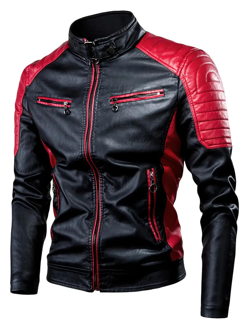 Heidi-Mode Premium Rider Motorrad Lederjacke für Herren