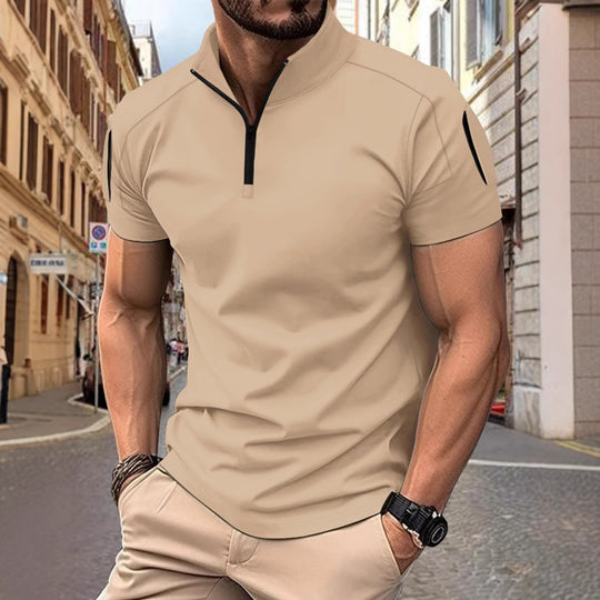 Heidi Mode | Spleißen Arm solide Farbe kurze Ärmel