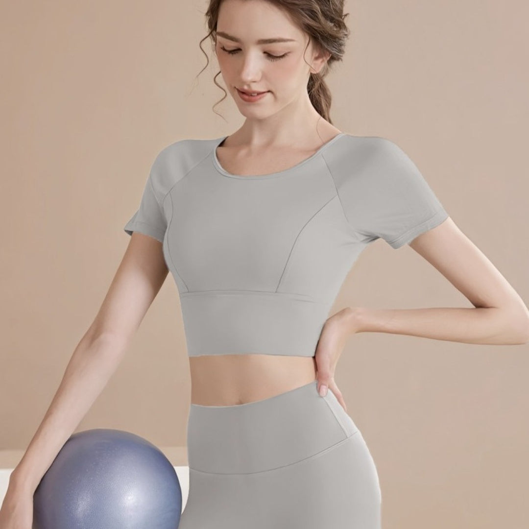 Heidi Mode | Cross Back Running Kurze Ärmel