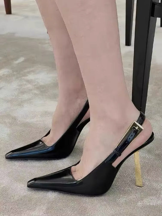 Heidi-Mode | Elegante Slingback Pumps mit Spitzer Zehenpartie