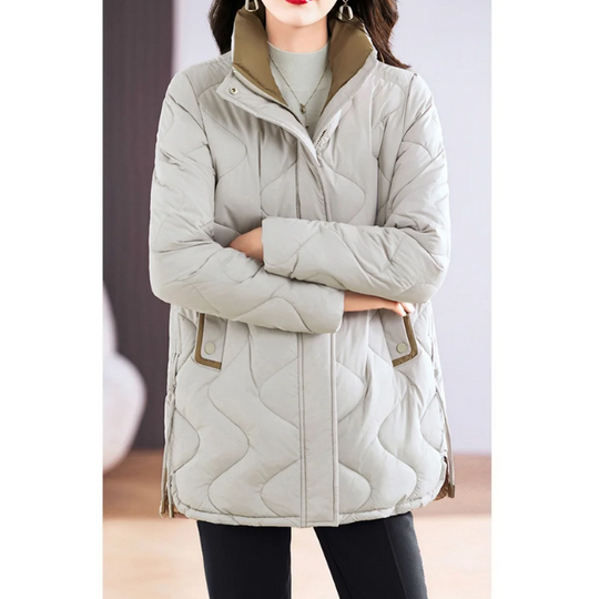 Heidi-Mode | Elegante gesteppte Jacke mit Stehkragen für einen Smart-Look Ideal für Herbst/Winter