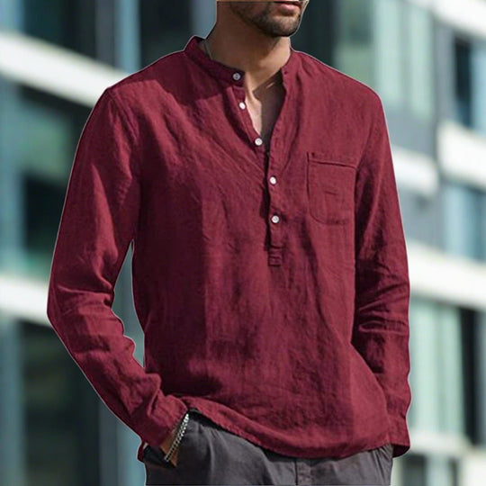 Heidi-Mode | Slim Linen Comfort Shirt