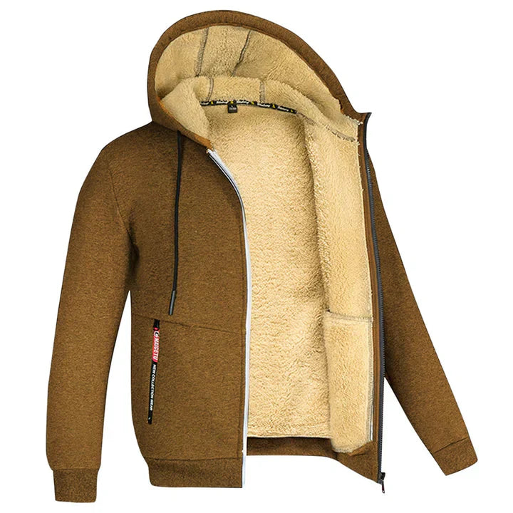 Heidi-Mode - Gemütlicher und Stilvoller Zip-Up Fleece Hoodie für den Winter