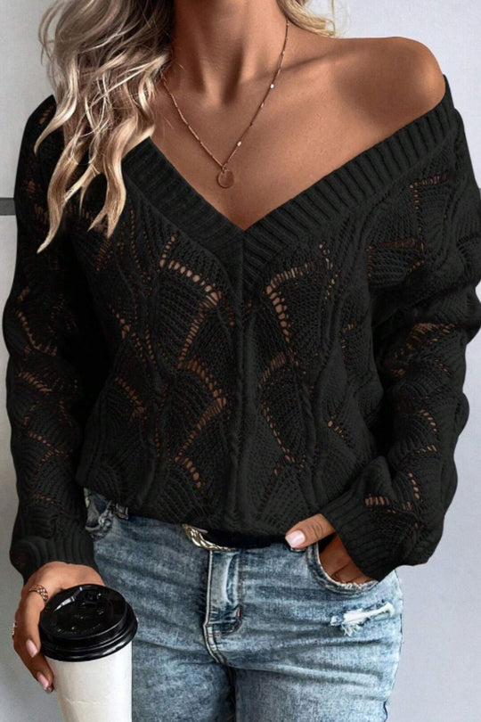 Heidi-Mode | Offene Sommer Strickjacke Damen mit Langen Ärmeln