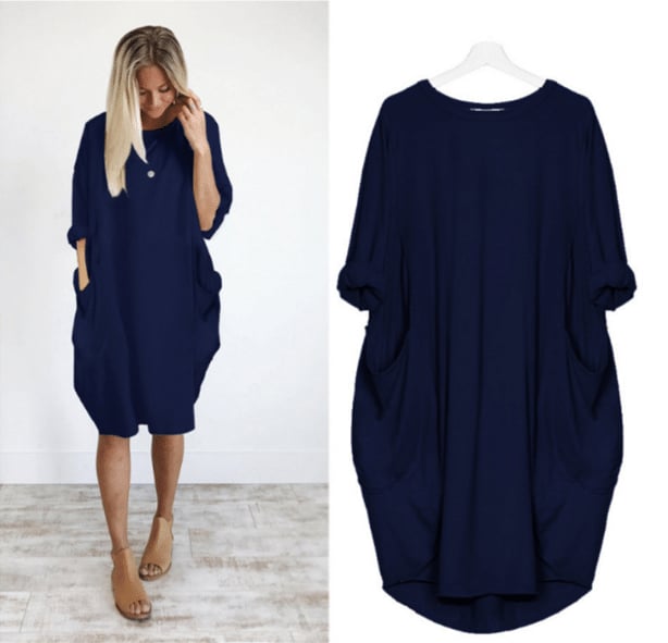 Comfy Casual Damen Kleid