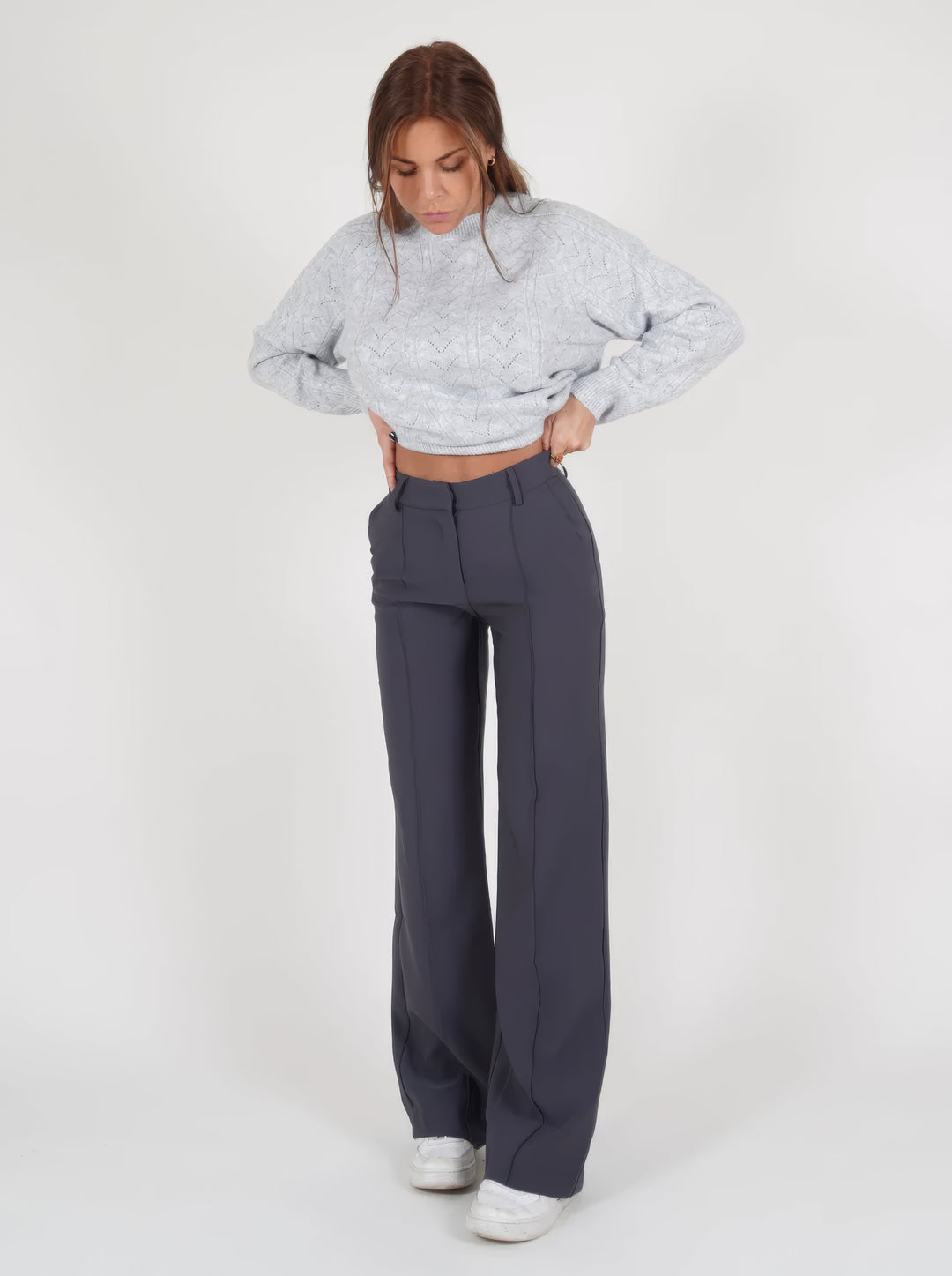 Heidi | Hose mit weitem Bein und hoher Taille