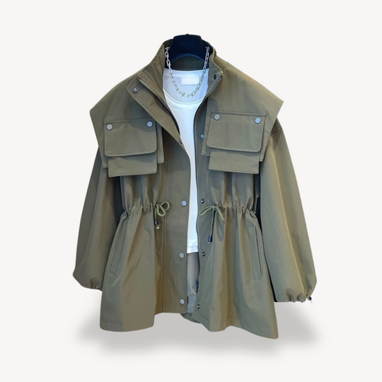 Heidi-Mode | Lässige Utility-Jacke mit Taschen für Frauen