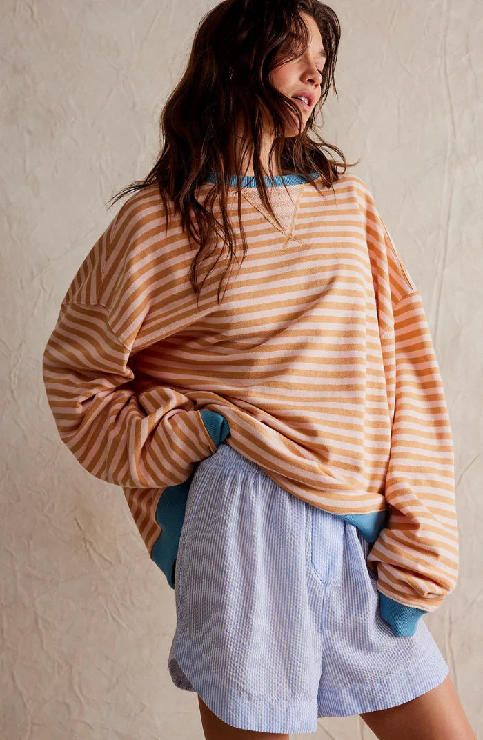Heidi-Mode | Gestreepte Oversized Trui